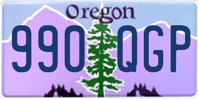 OR license plate 990QGP