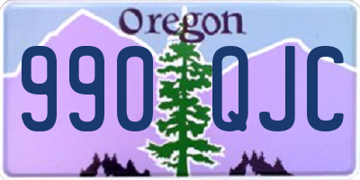 OR license plate 990QJC