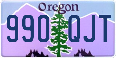 OR license plate 990QJT