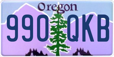 OR license plate 990QKB