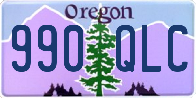 OR license plate 990QLC