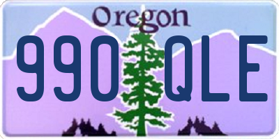 OR license plate 990QLE