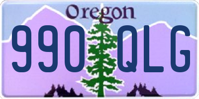OR license plate 990QLG