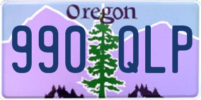 OR license plate 990QLP