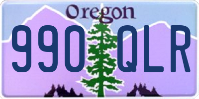 OR license plate 990QLR