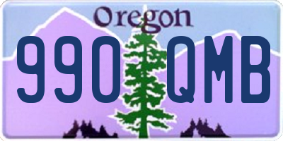 OR license plate 990QMB