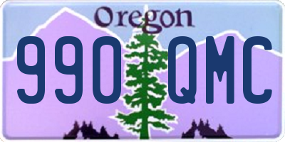 OR license plate 990QMC