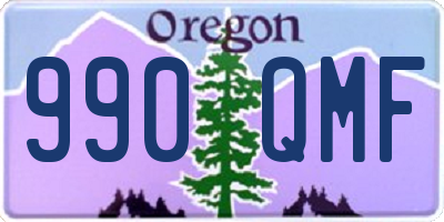 OR license plate 990QMF
