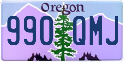 OR license plate 990QMJ