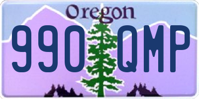 OR license plate 990QMP