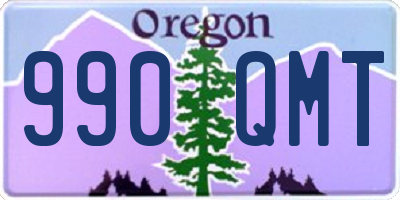 OR license plate 990QMT