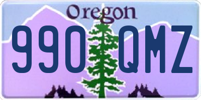 OR license plate 990QMZ