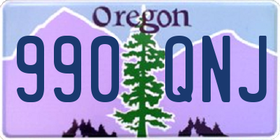 OR license plate 990QNJ