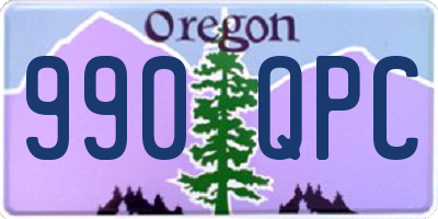 OR license plate 990QPC