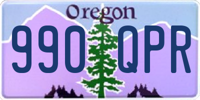 OR license plate 990QPR