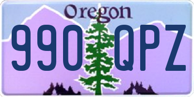 OR license plate 990QPZ