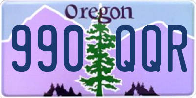 OR license plate 990QQR