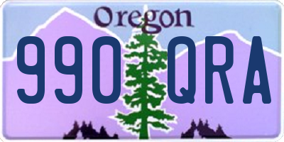 OR license plate 990QRA