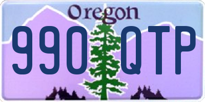 OR license plate 990QTP