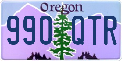 OR license plate 990QTR