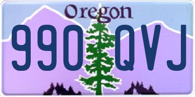 OR license plate 990QVJ