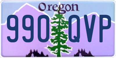 OR license plate 990QVP