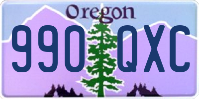 OR license plate 990QXC