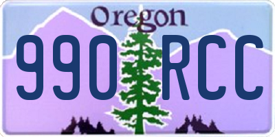 OR license plate 990RCC