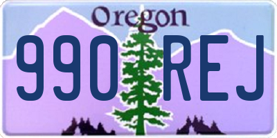 OR license plate 990REJ