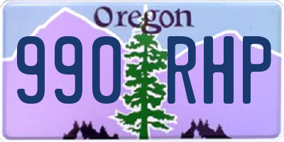 OR license plate 990RHP