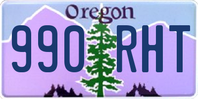 OR license plate 990RHT