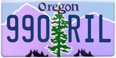 OR license plate 990RIL