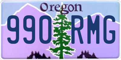 OR license plate 990RMG