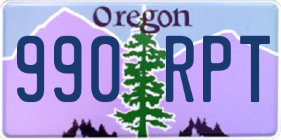 OR license plate 990RPT