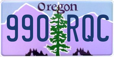 OR license plate 990RQC