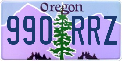 OR license plate 990RRZ