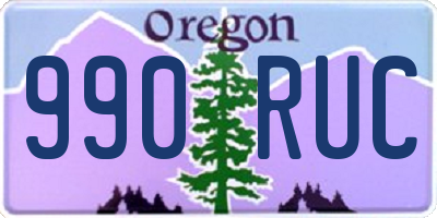 OR license plate 990RUC