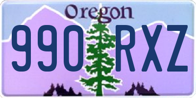 OR license plate 990RXZ