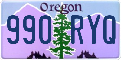 OR license plate 990RYQ