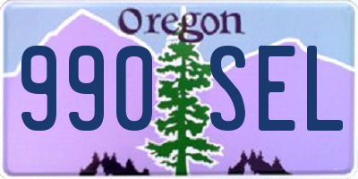 OR license plate 990SEL