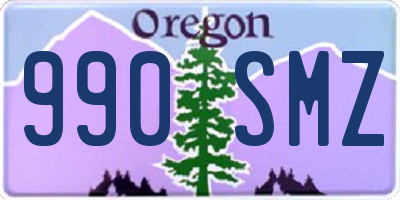OR license plate 990SMZ