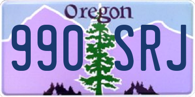 OR license plate 990SRJ