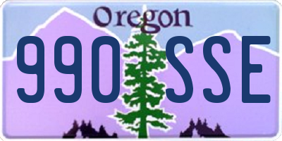 OR license plate 990SSE