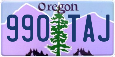 OR license plate 990TAJ