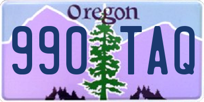 OR license plate 990TAQ