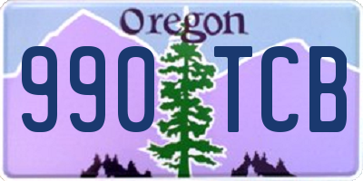 OR license plate 990TCB