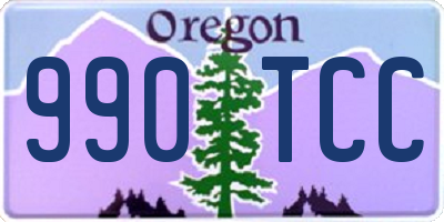 OR license plate 990TCC