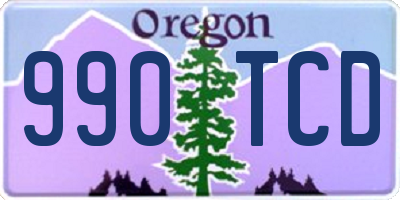 OR license plate 990TCD