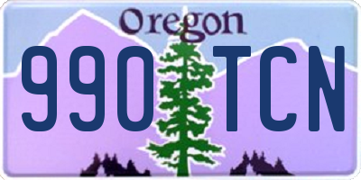 OR license plate 990TCN