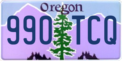 OR license plate 990TCQ